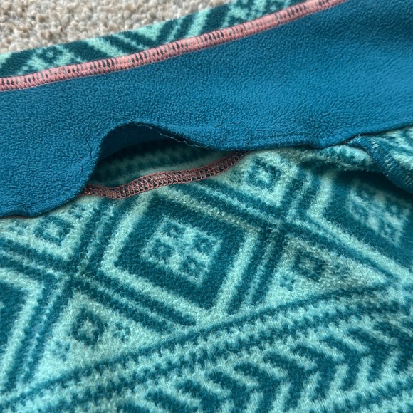 Kari Traa Flette Fleece Jacket in Teal - Picture 4 of 6